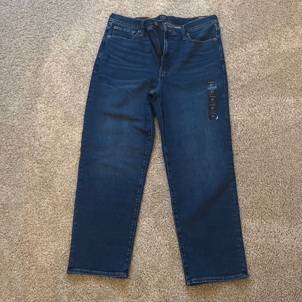 NWT J. Crew Women’s Stovepipe Jeans size 31